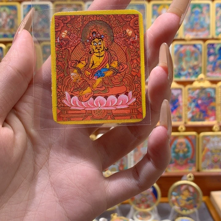 吊坠般若唐卡非遗传承