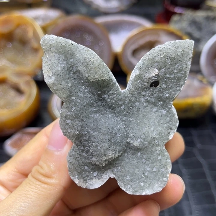 未镶嵌发饰水晶绿晶蝴蝶