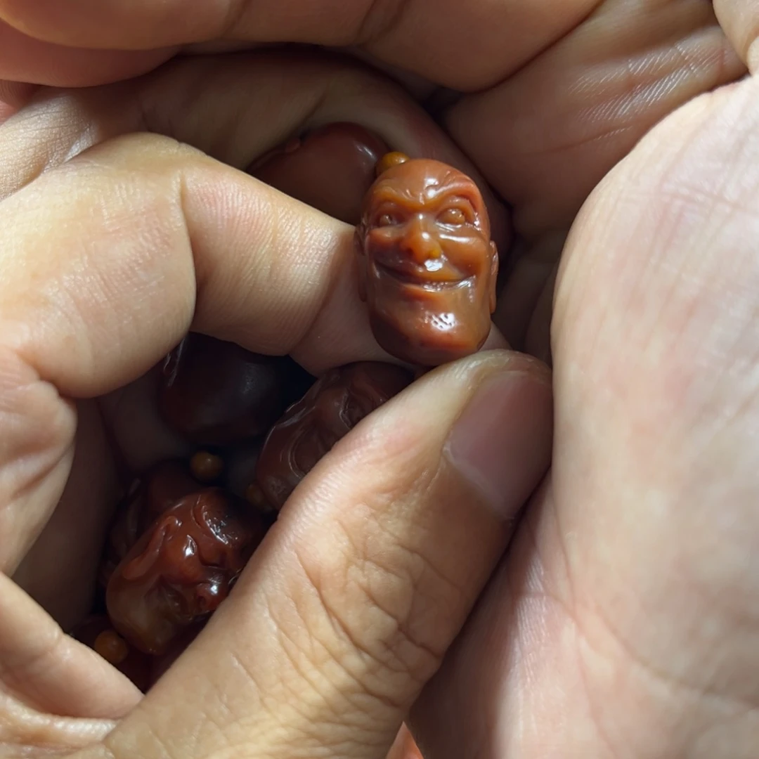 和田玉未镶嵌挂件豆****&