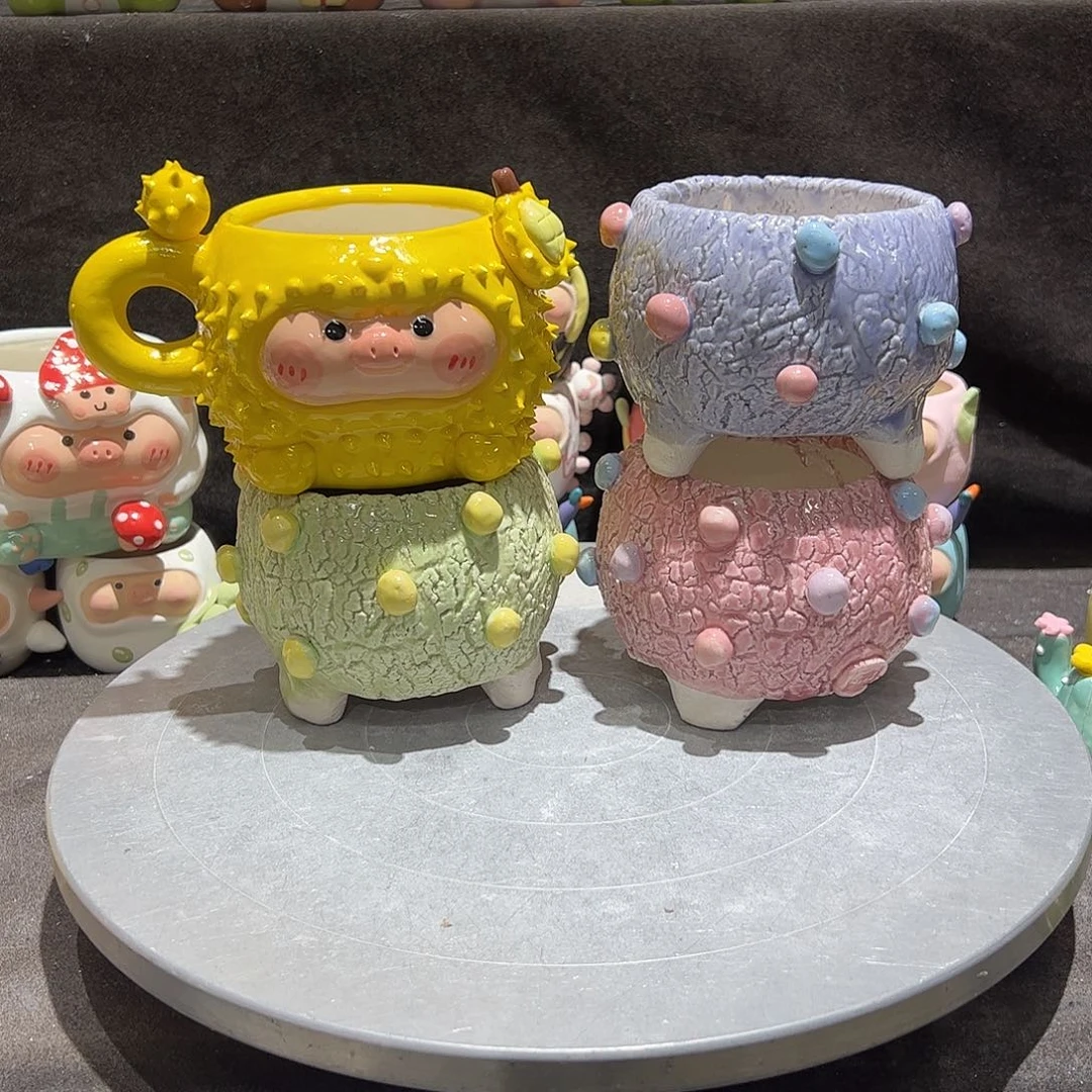 猪猪杯 手工艺品 不完美