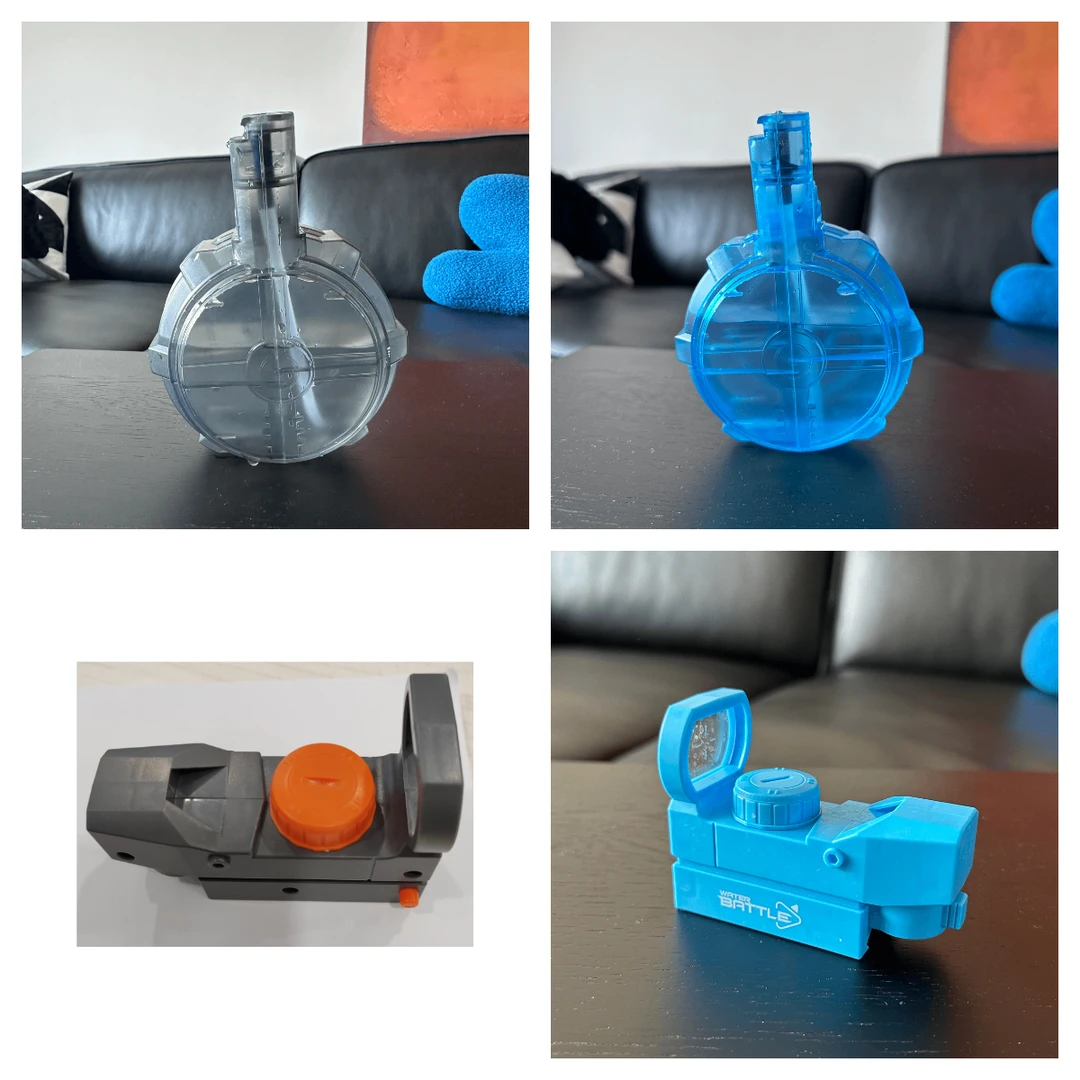 【专用电池、弹鼓】电动水枪备用水壶装水沙鹰火狼冰鼠UZI下单请联系