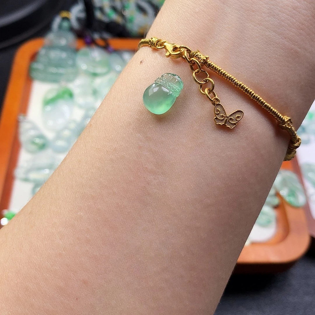 吊坠(不含链)未镶嵌翡翠福袋