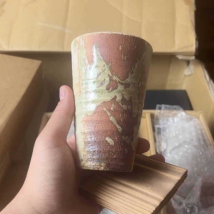 瓷片五个杯子全新全品瓷器瓷器