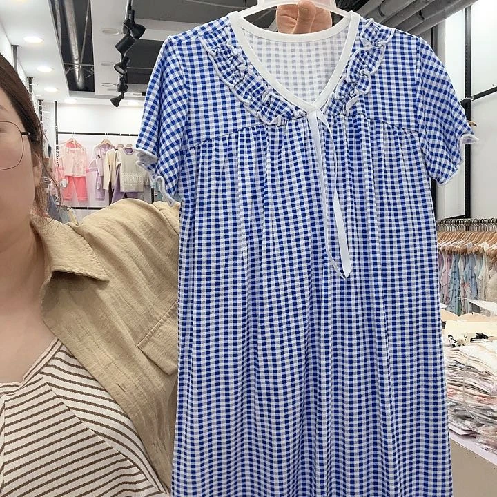 三醋酯纤维120尺码莫代尔睡裙