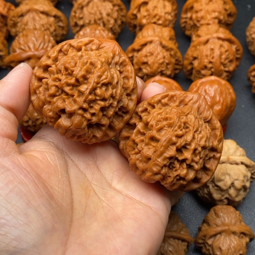 【闪购商品】文玩核桃把件47官帽1