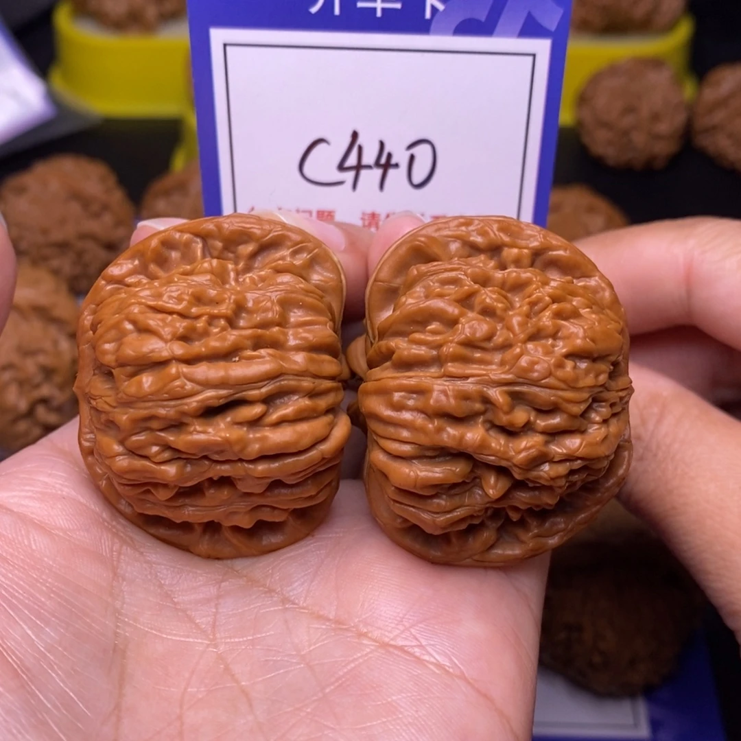 文玩核桃把件43四座楼c440