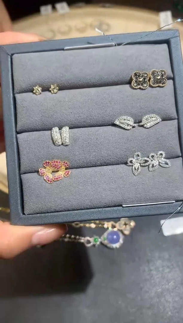 【小鱼严选彩虹盘】钻石耳饰-ZS13-多样性发其一|BZS4