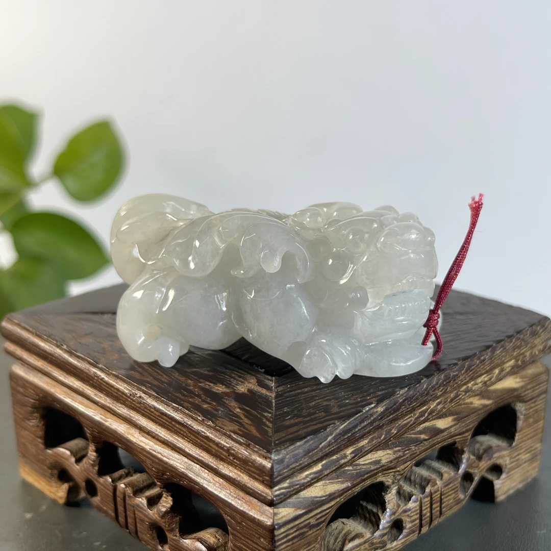 JYW01-75 天然缅甸A货翡翠 飞天貔貅