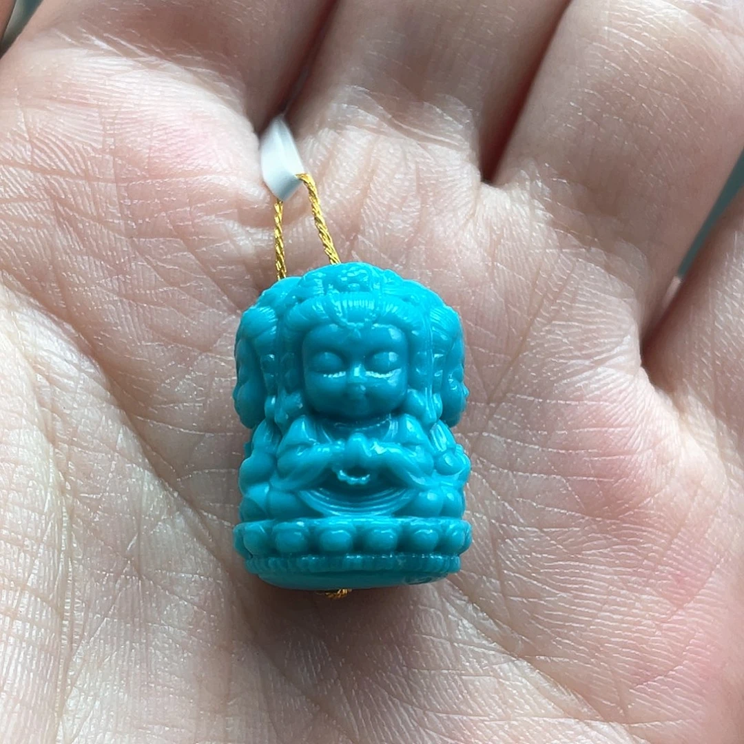 绿松石未镶嵌颈饰