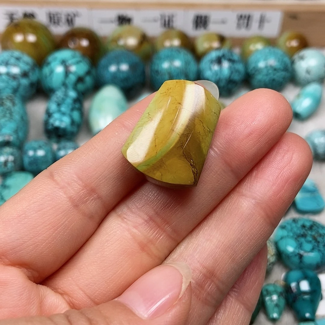 未镶嵌绿松石珠宝半成品