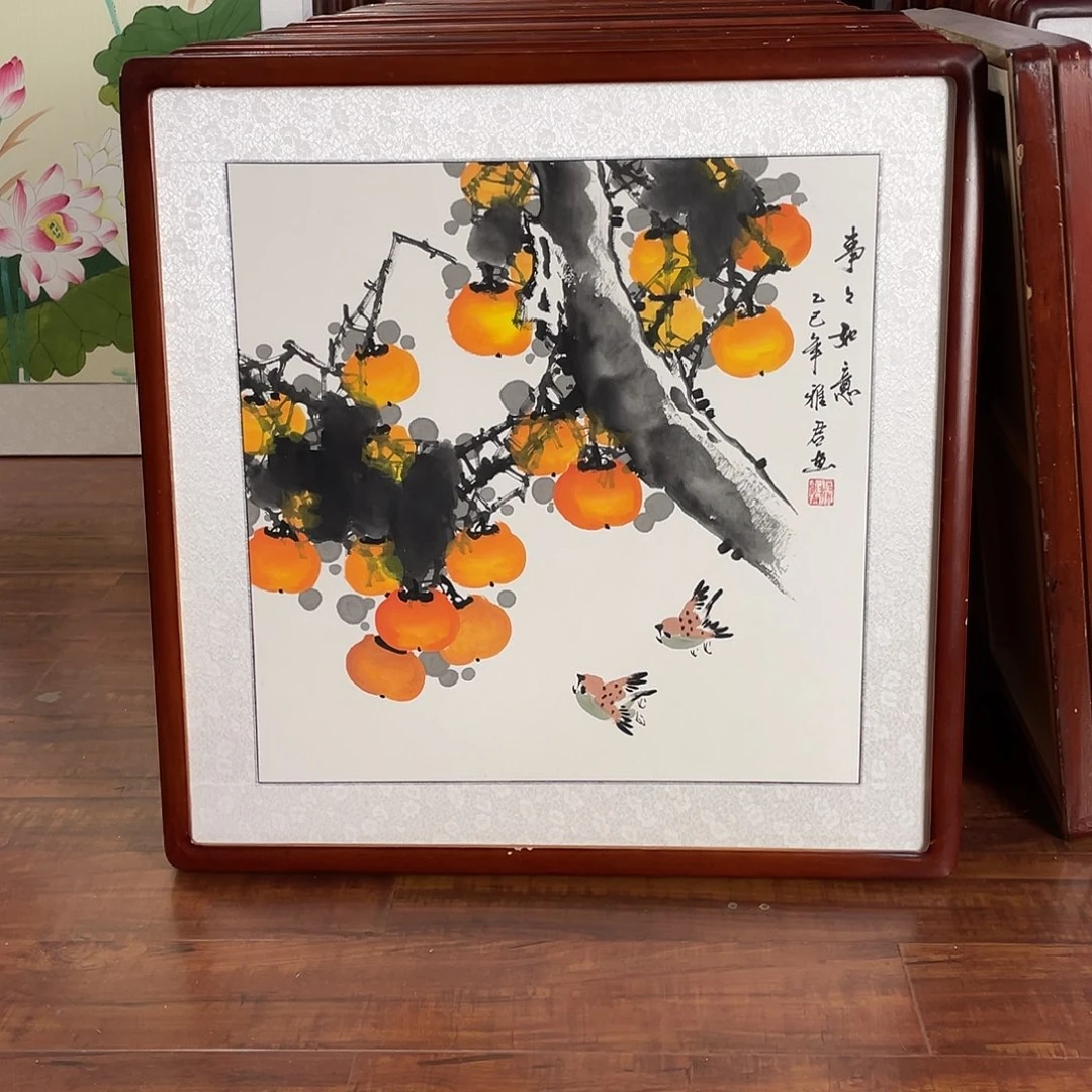 国画带框尺寸63*63厘米