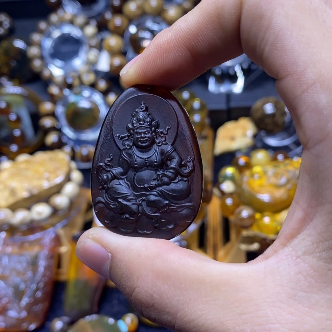 琥珀未镶嵌珠宝奇石帽**姐
