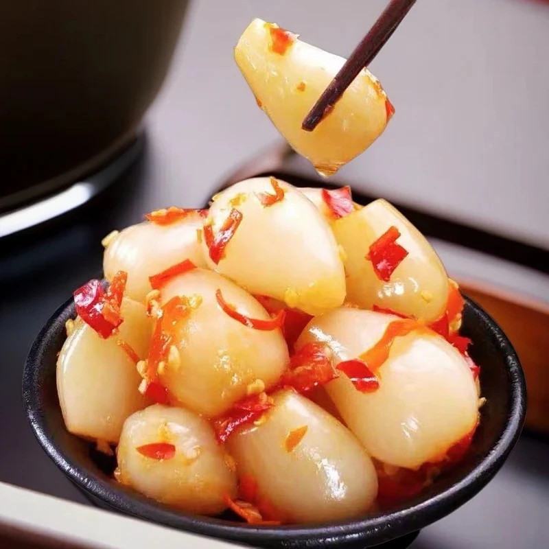 【陈支书代卖】开胃辣荞头江西特产手工剁辣椒茭头老坛藠头下饭菜