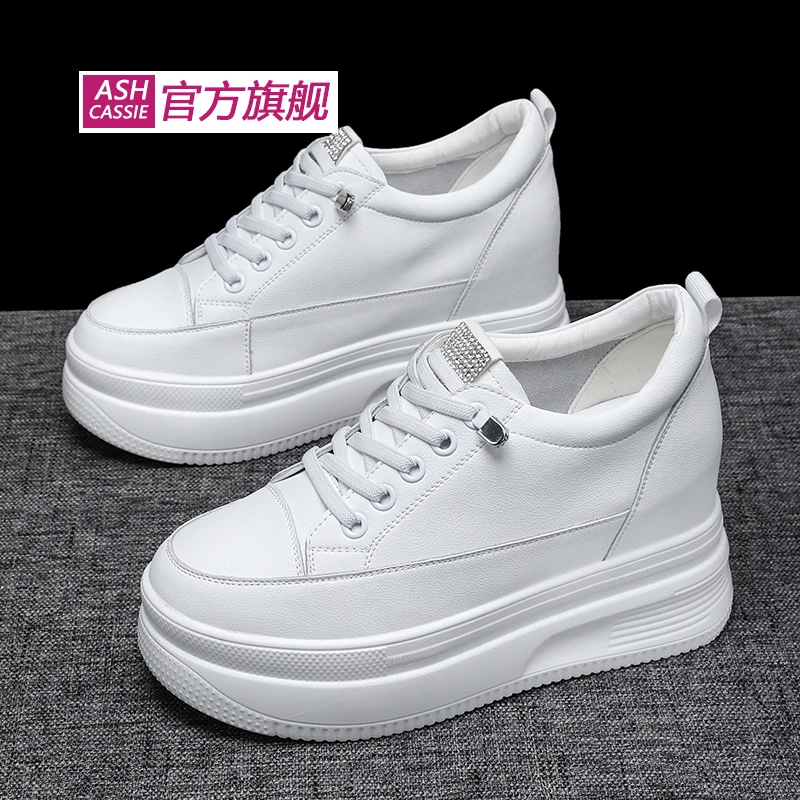 ASH CASSIE内增高女鞋2025夏季新款小白鞋百搭小个子学生休闲板鞋