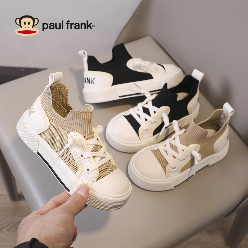 大嘴猴童鞋儿童板鞋2025春季新款男女童百搭透气帆布鞋休闲鞋潮