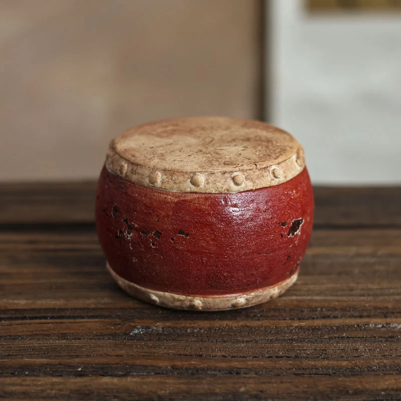 【所谓】 鼓茶具摆件（本0017）