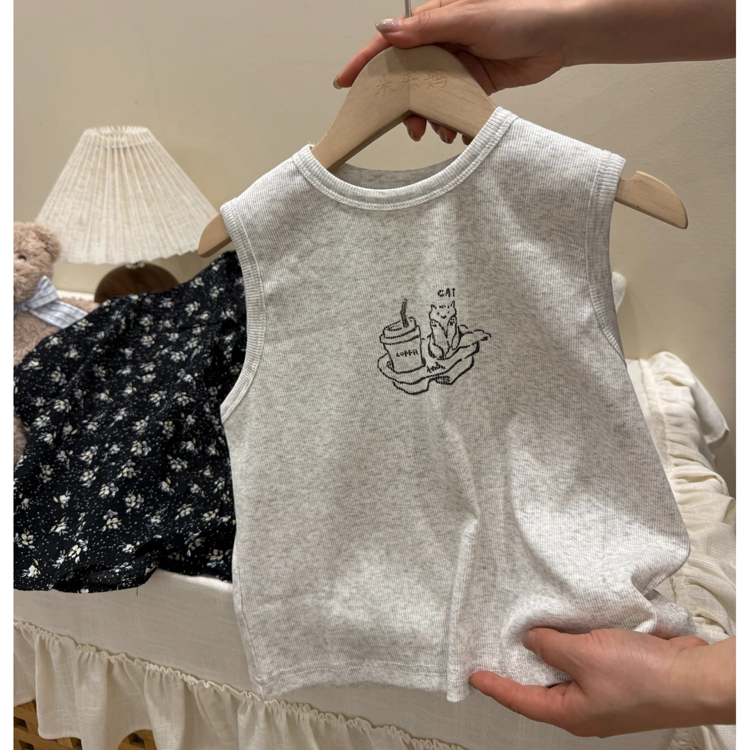 FY032男女童韩版中性款夏季无袖背心