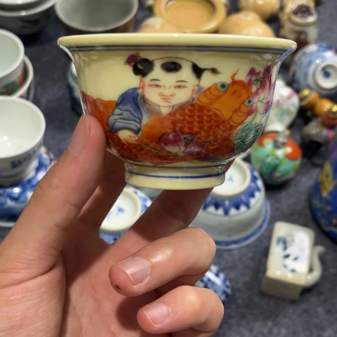 摆件景德镇陶瓷杯子