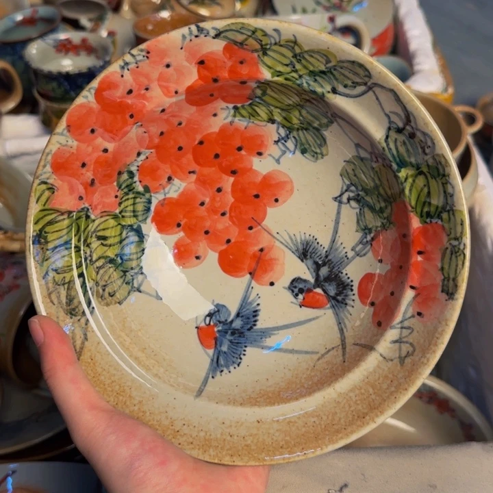 瓷片景德镇陶瓷手工手绘