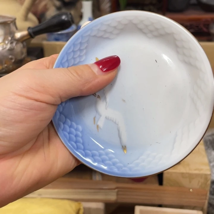 义***铨瓷中古艺术品摆件