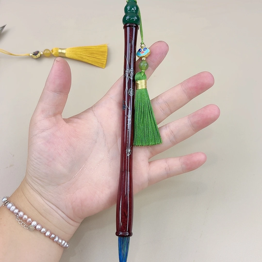 绿玉葫芦高货毛笔1支