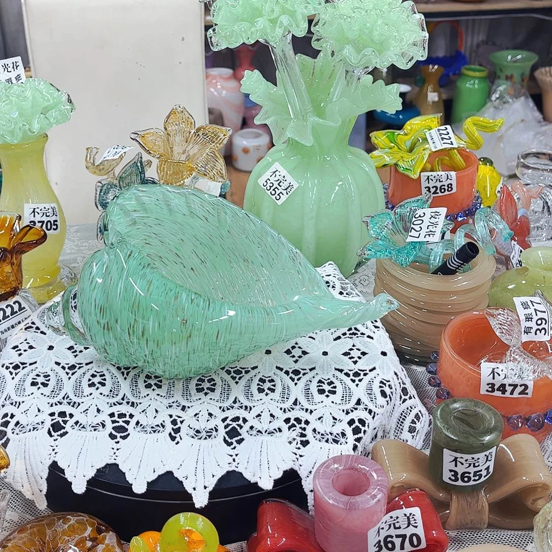 绿海螺 家悦琉璃工艺品