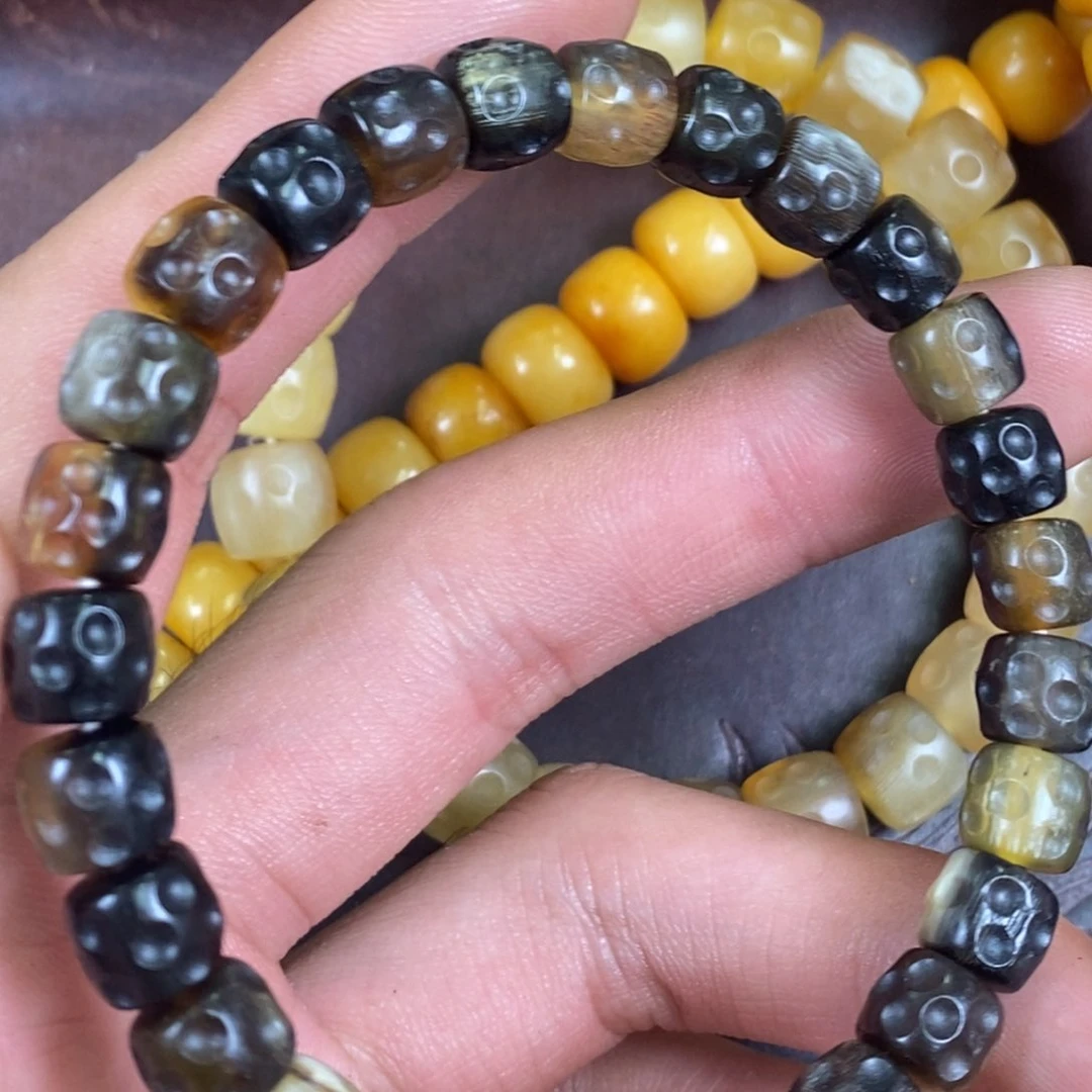 手串/手链驼骨0.8尺寸黑驴蹄,142