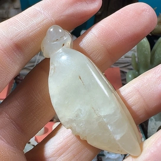 海***洋和田玉（糖玉）未镶嵌挂件