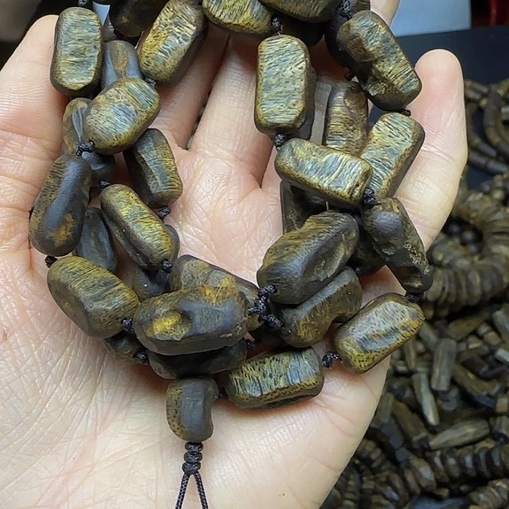 沉香手串+沉水板头多圈35克加