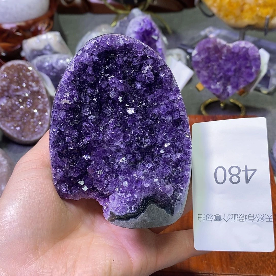 珠宝半成品紫晶未镶嵌
