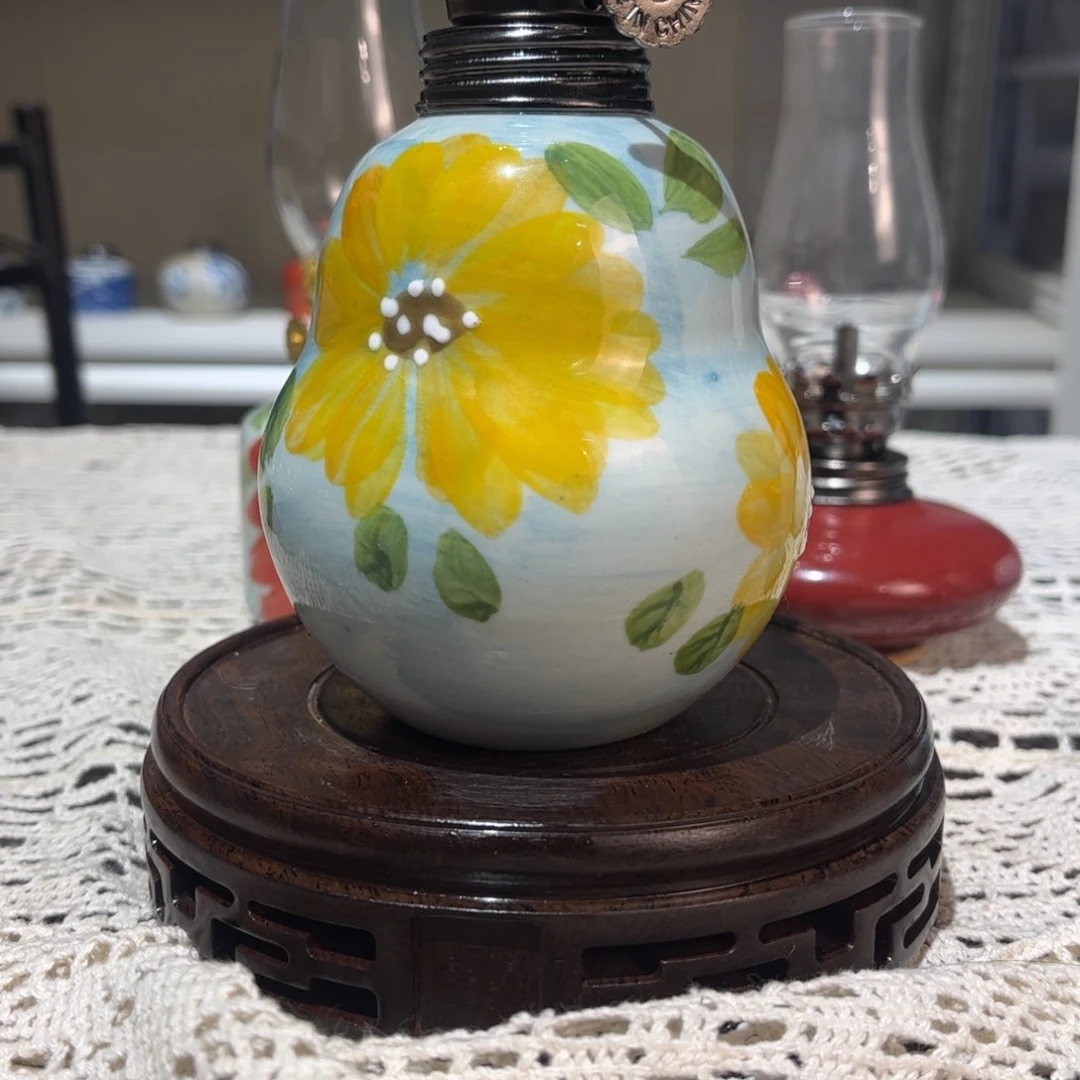 摆件景德镇陶瓷香薰灯