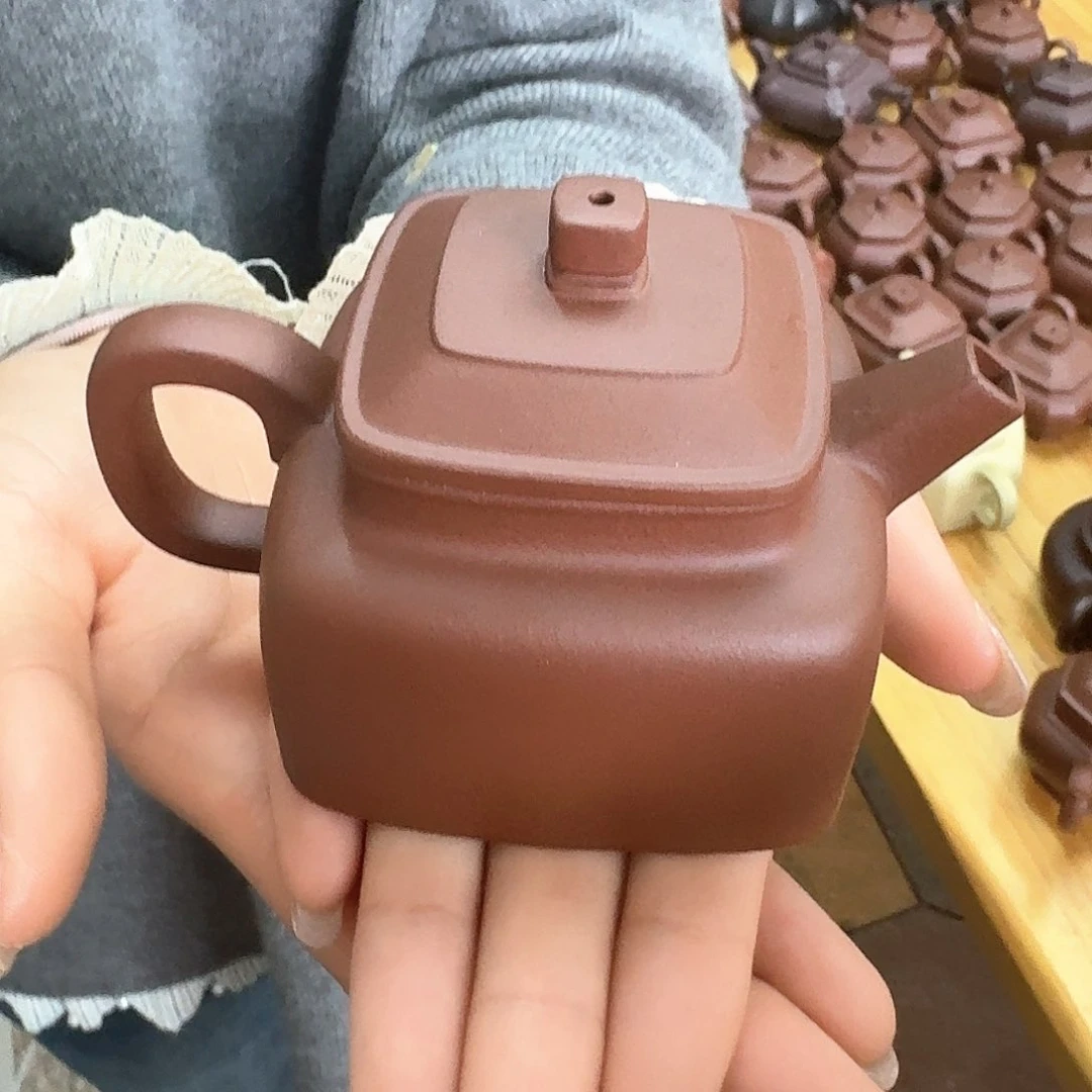 紫砂茶壶紫砂壶四方德钟160cc