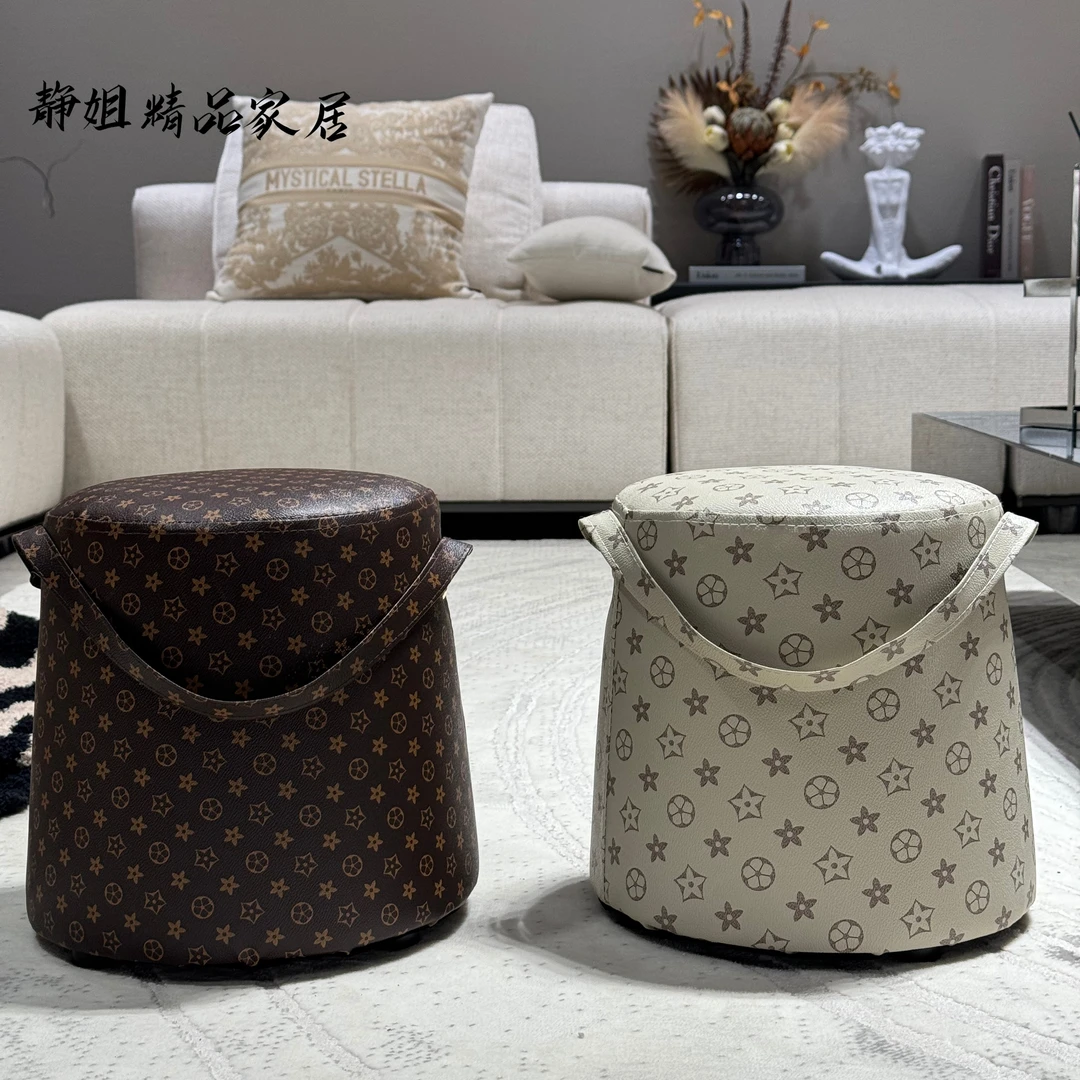 轻奢意式风客厅茶几凳子儿童换鞋凳子