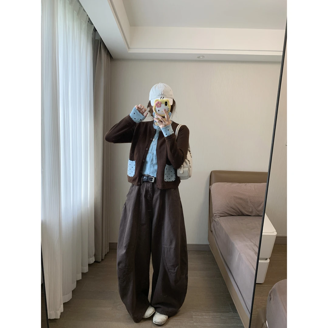 miu系少女～波点口袋假两件开衫【9/22 20:00】