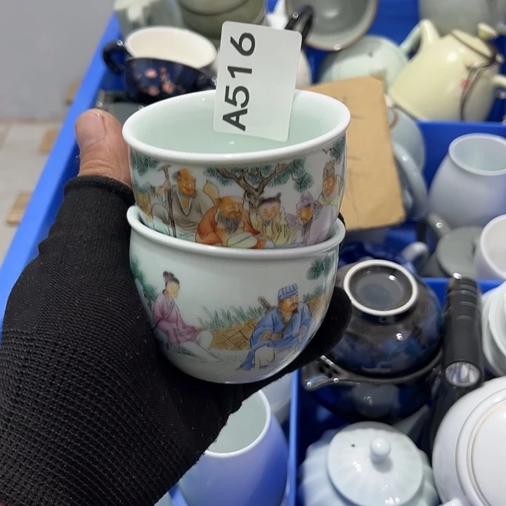 素***编瓷片默认微瑕瓷器、茶具、壶、摆件，介意勿拍