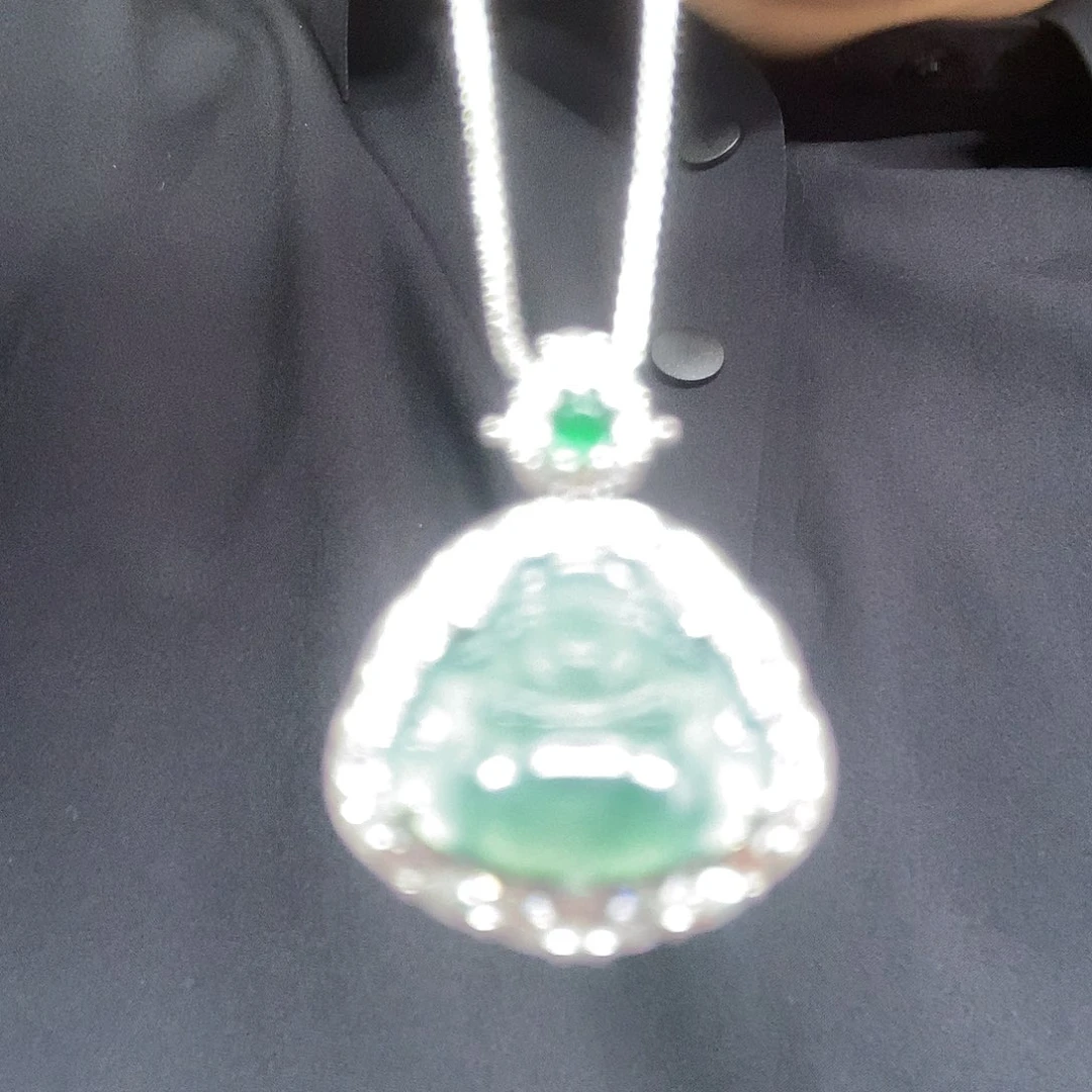 翡翠未镶嵌手串翡翠挂件