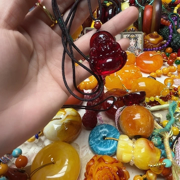 树脂制品2654红色佛公