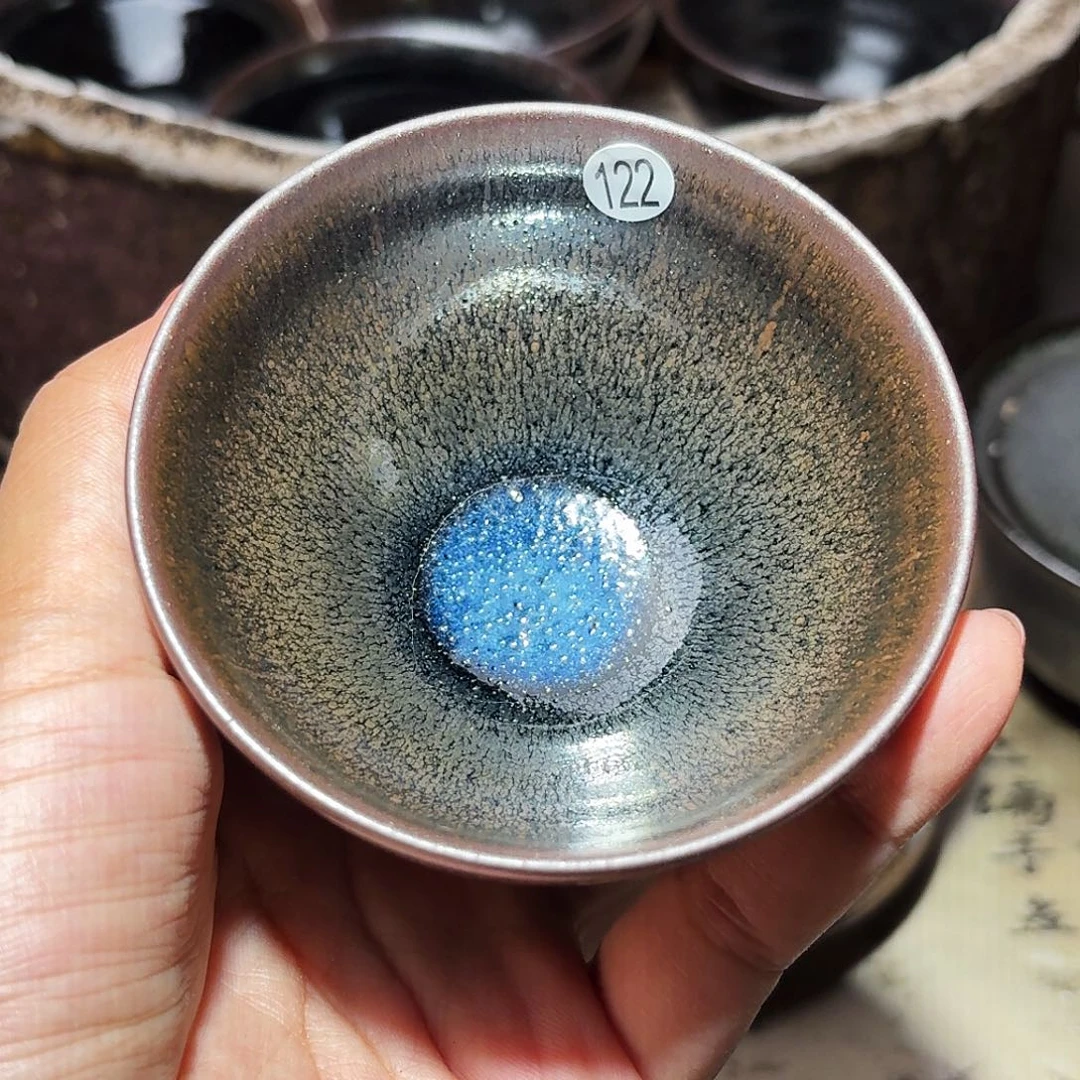 茶盏义兴龙窑建盏122微瑕