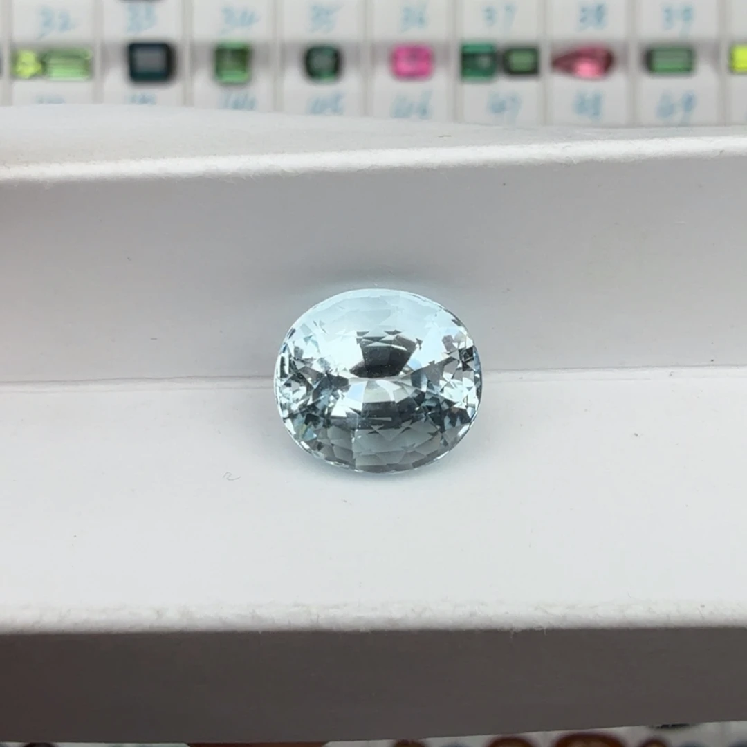 海蓝宝石裸石天然5.2克拉