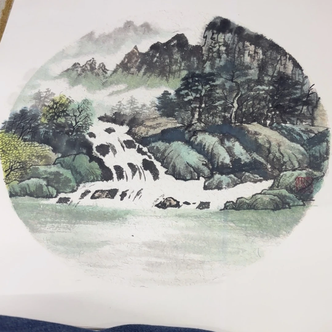 国画50-50卡纸作品艺