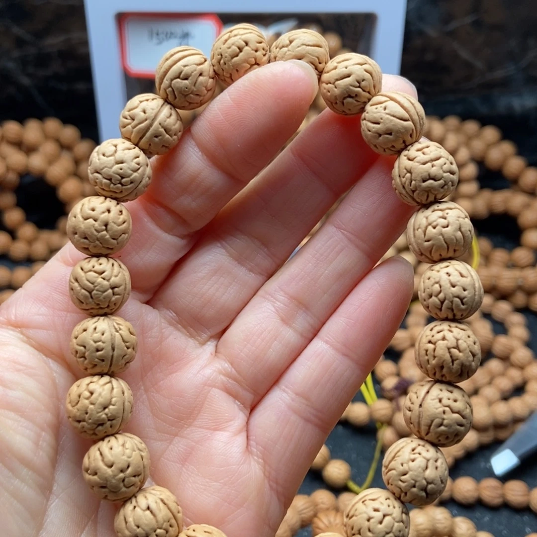 野生桃核大肠纹12尺原皮全品无修