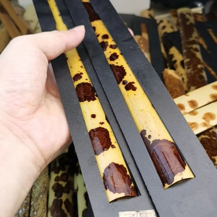扇子大紫花越妃精品扇料