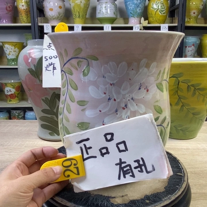 景德镇高温陶瓷花盆