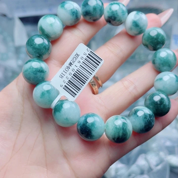 未镶嵌定制翡翠珠串