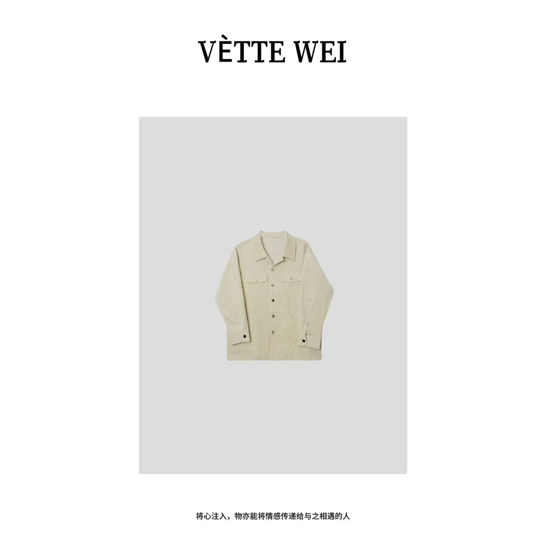 VÈTTE  WEI  经典口袋设计灯芯绒外套  86276
