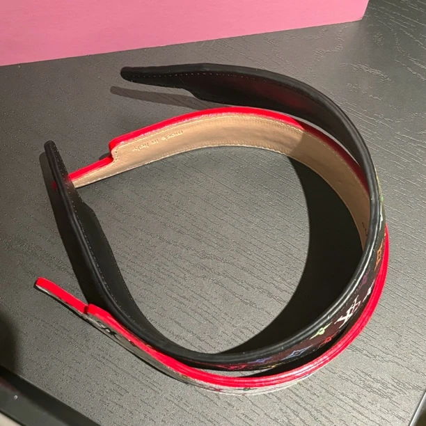 1089三彩皮质发箍