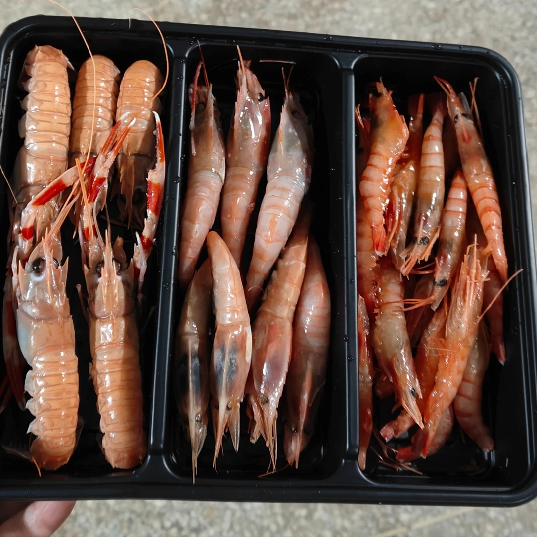 【三拼虾】海鳌虾+国产牡丹虾+国产甜虾 三种虾混搭拼盘刺身