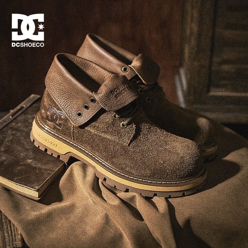 DCSHOES KRYSSA EDGE 2025年新款秋冬季工装靴男款复古两穿马丁靴