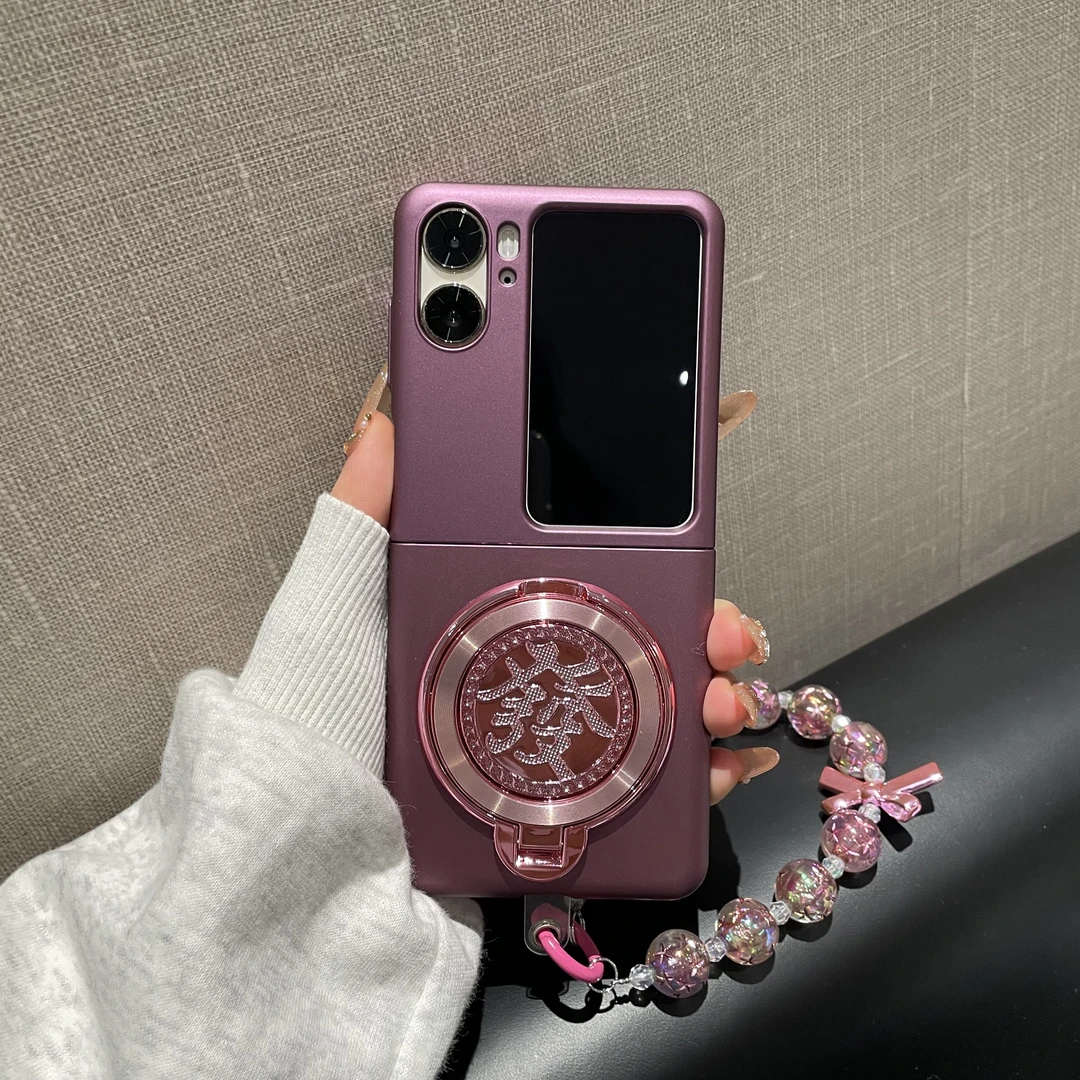 适用于oppofindn2flip手机壳折叠超薄金属烤漆壳防摔N2Flip保护壳