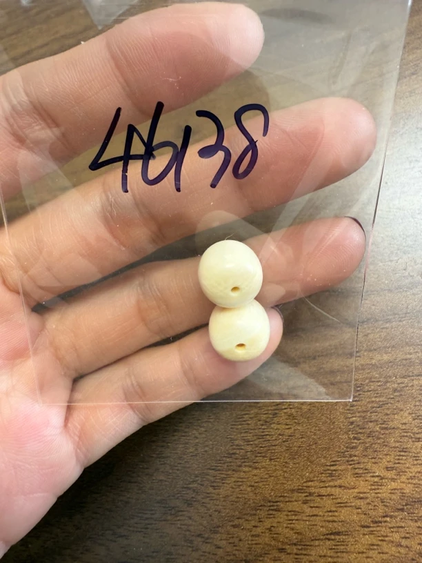 46138猛犸牙对珠老型珠配饰